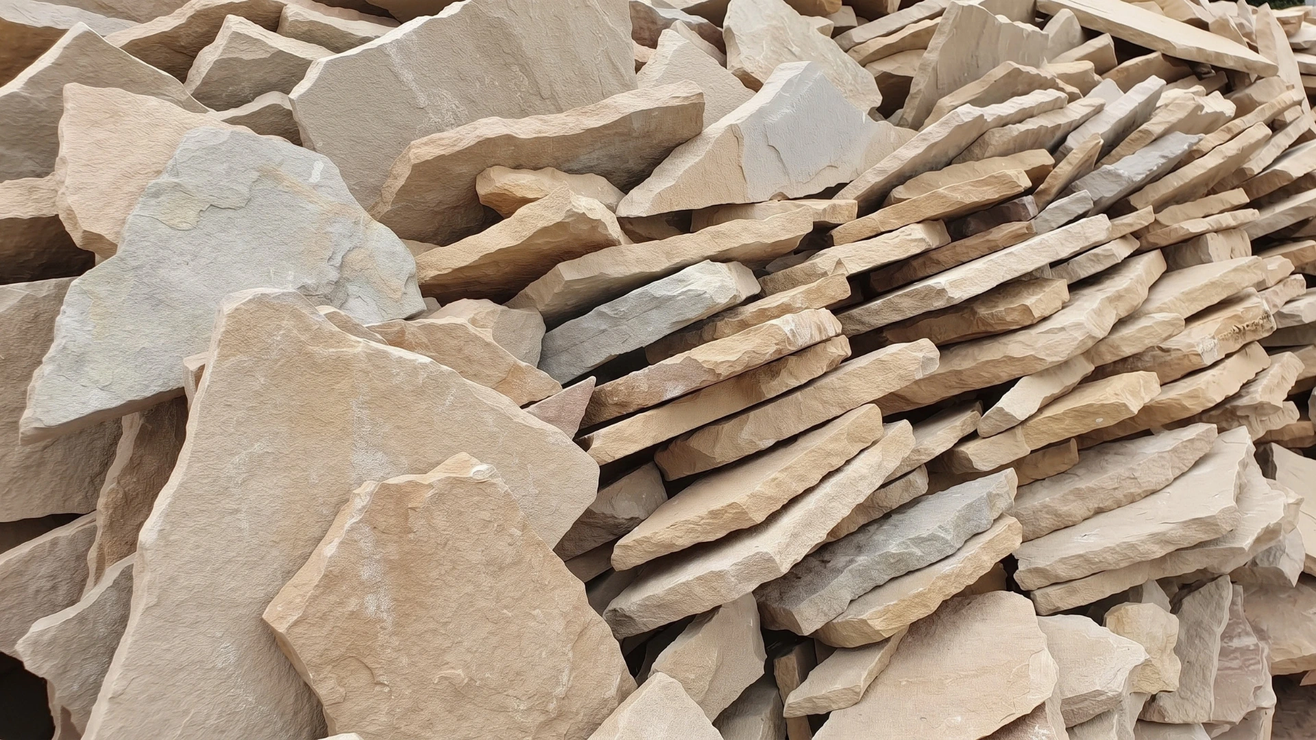 Piedra natural, no fabricada